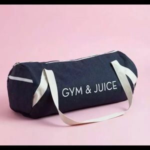 GYM & JUICE Gym Bag Weekend Duffel - NEW